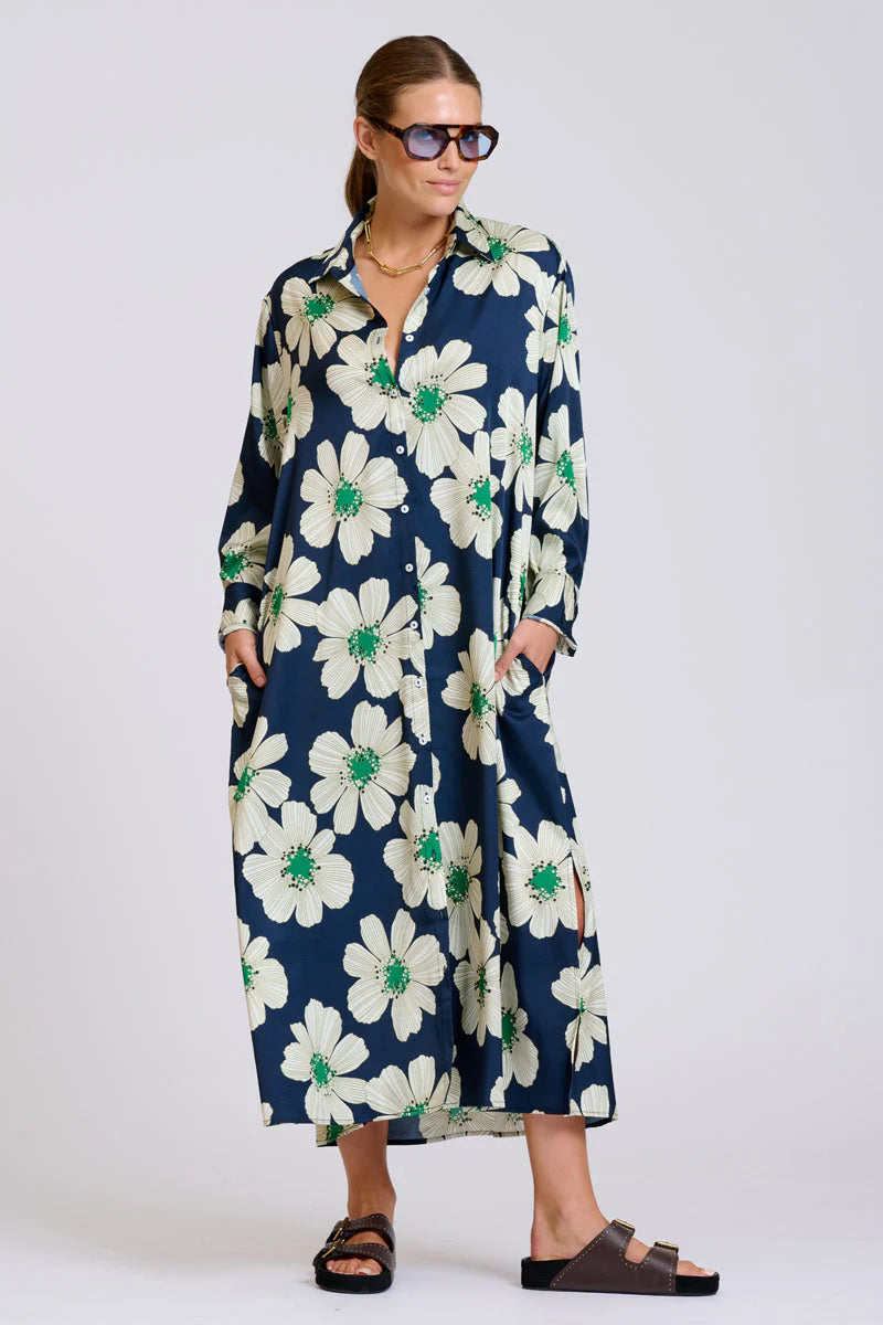 Luxe Luna Longline Shirt Dress