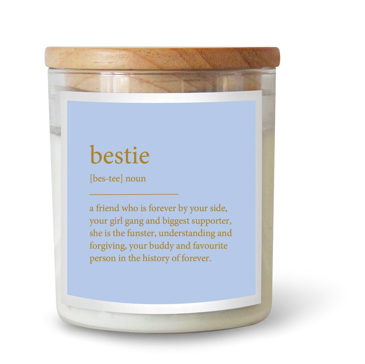 BESTIE Dictionary Meaning Candle