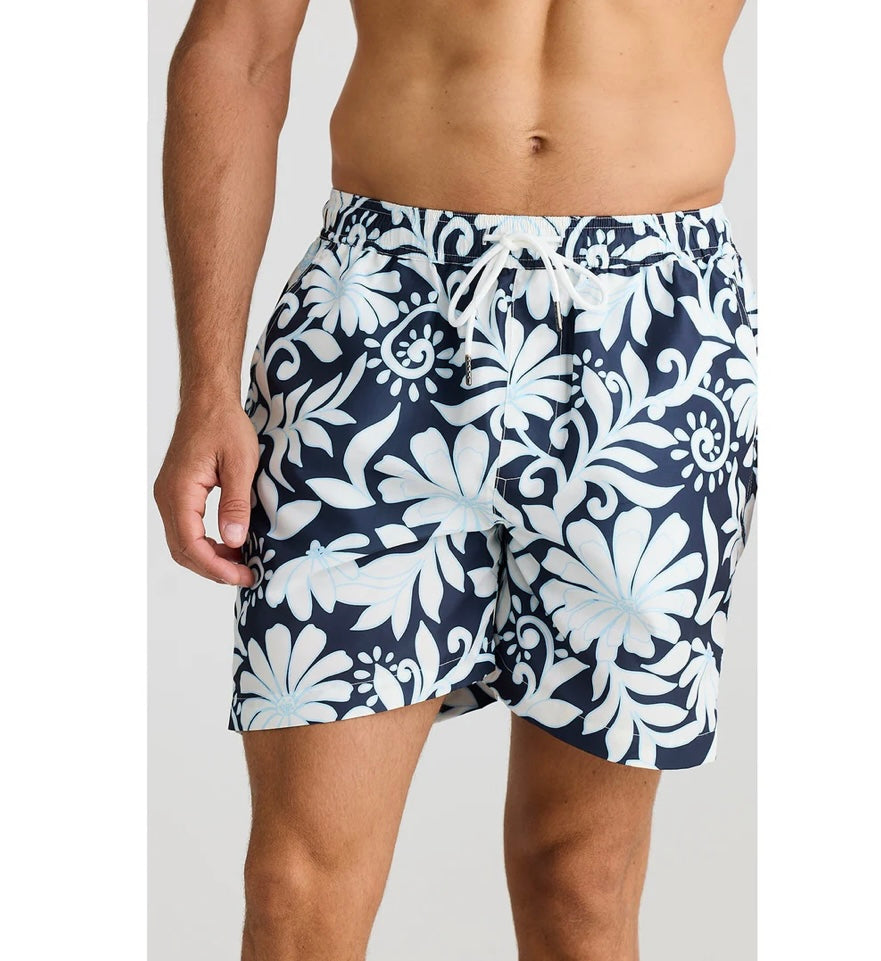 Dartmouth Board Short - Navy Troppo