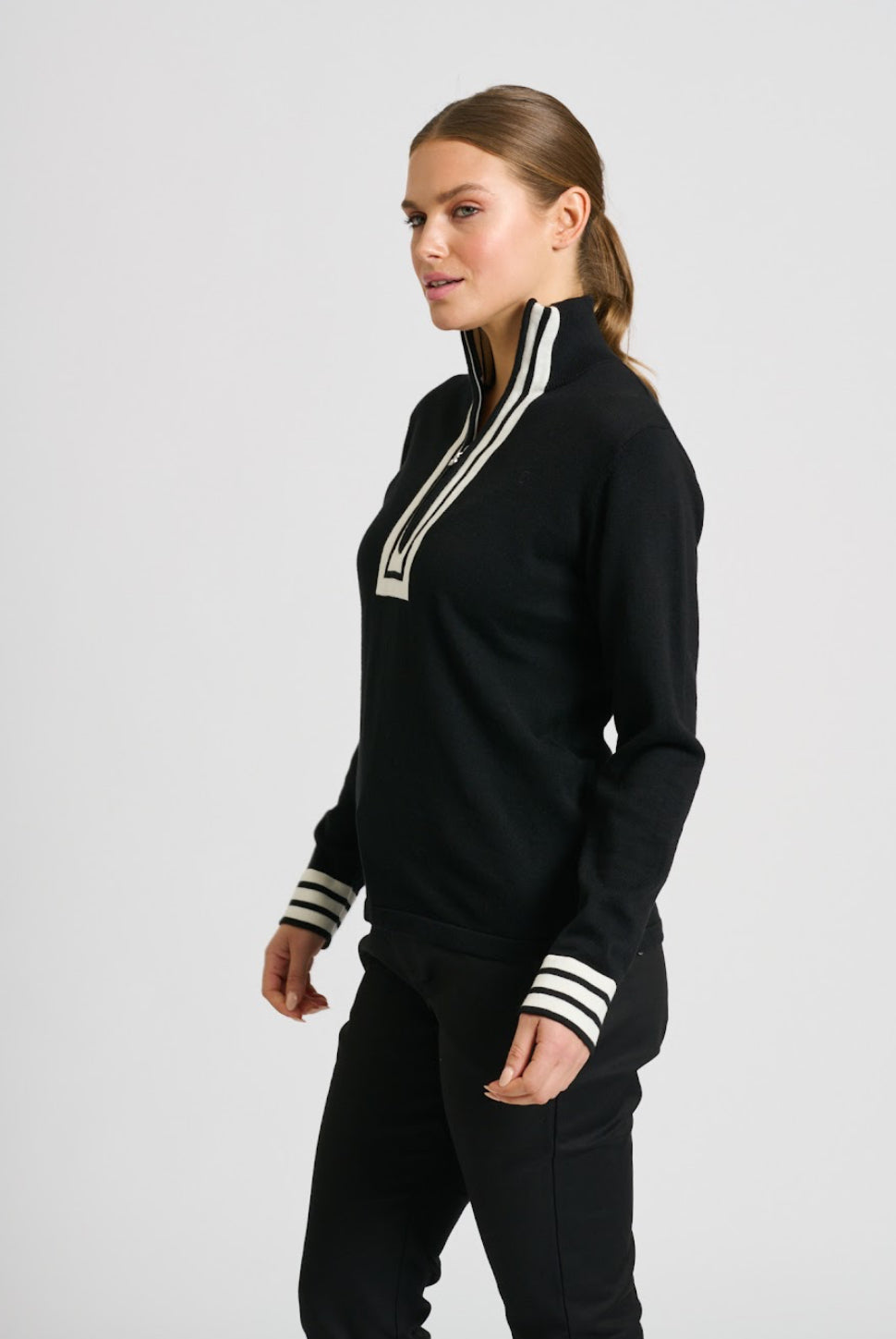 Club Sawgrass Cashmere Cotton Sweater - Black