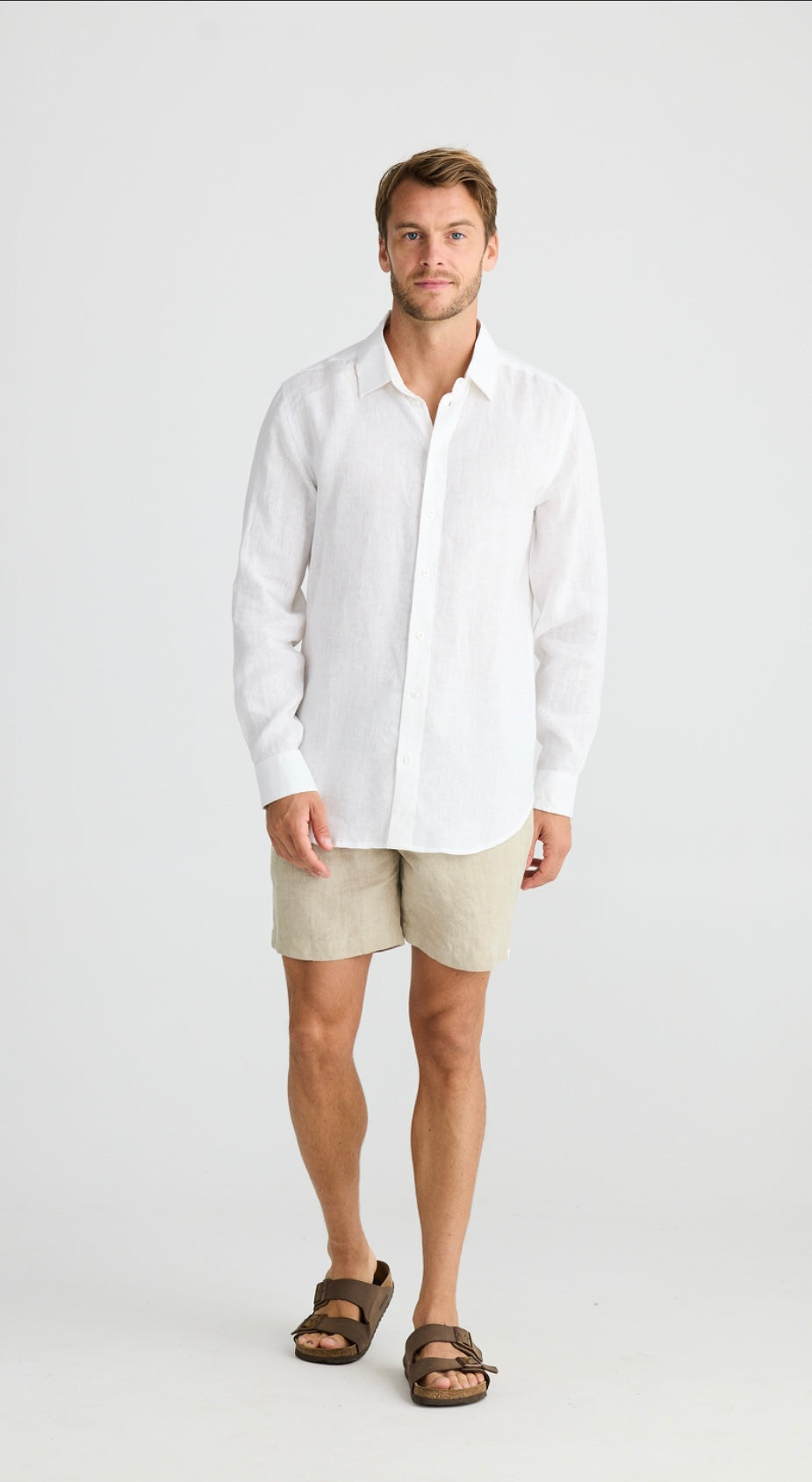 Oxford Shirt - White Linen