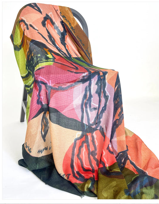Regina Oversized Merino Wool Scarf