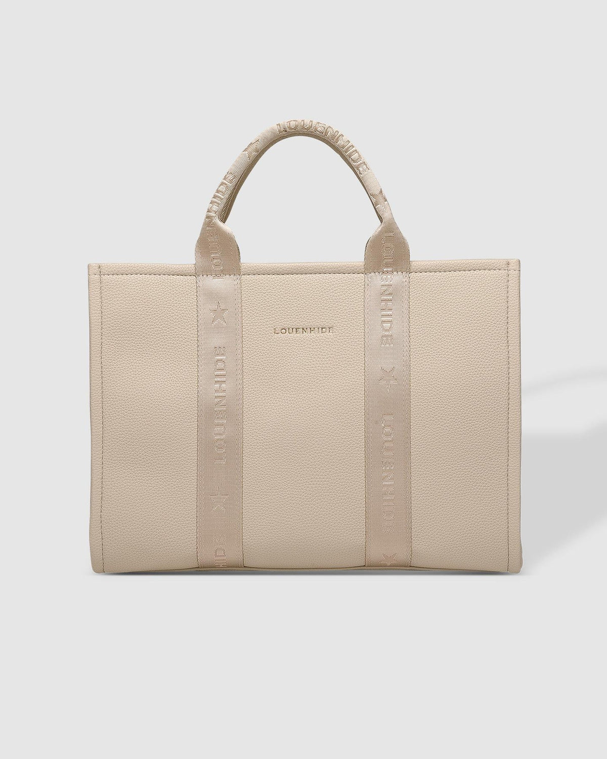 Manhattan Logo Tote Bag - Biscotti