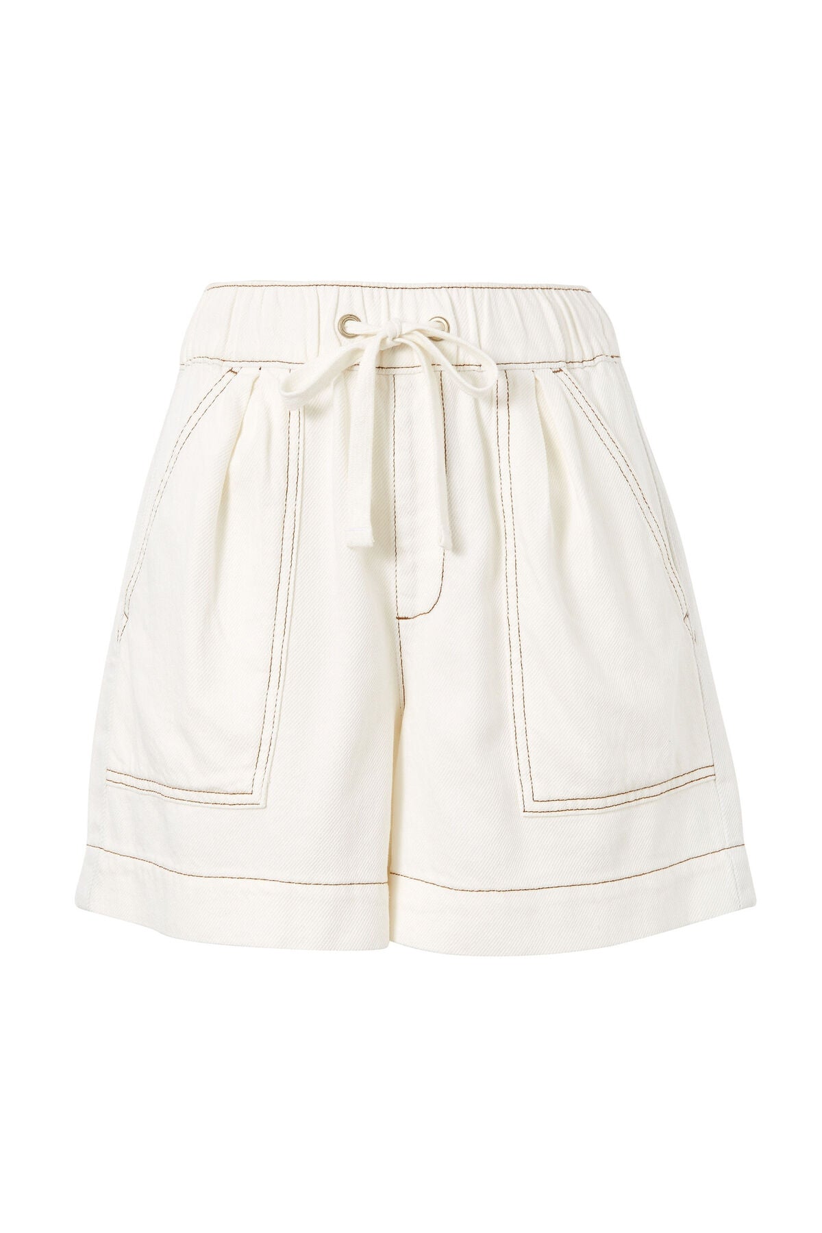 Everyday Relaxed Short - Fresh Ecru Twill