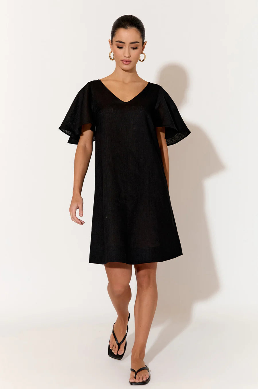 Theo Linen Short Dress