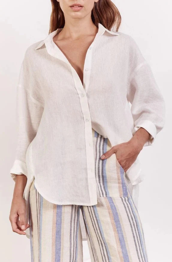 Linen Boyfriend Shirt