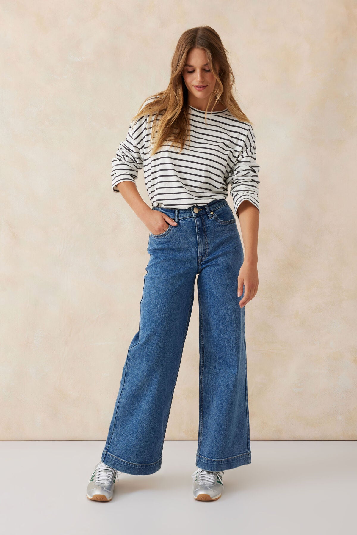 Wide Leg Jean - Indigo Denim