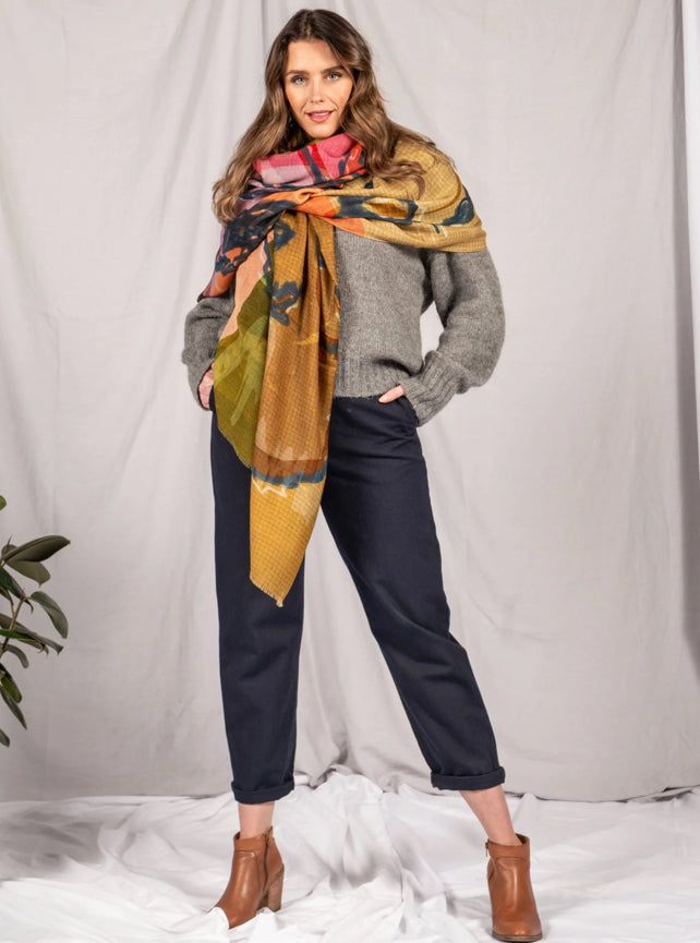 Regina Oversized Merino Wool Scarf