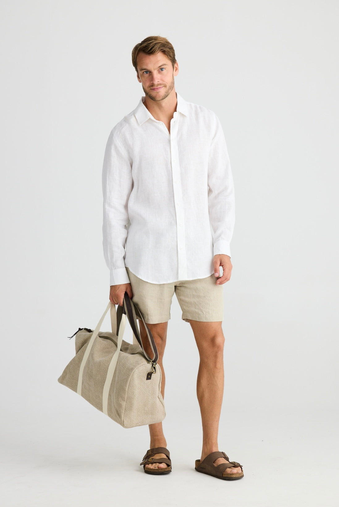 Oxford Shirt - White Linen