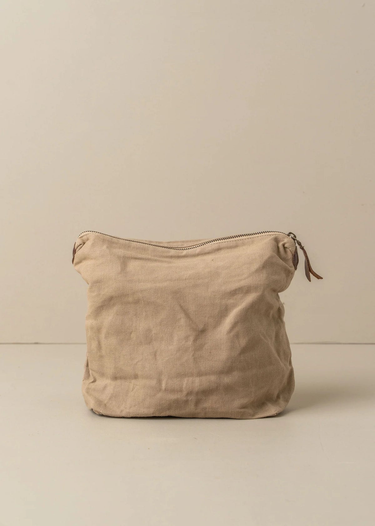 Journey Make Up Canvas Bag - Clay