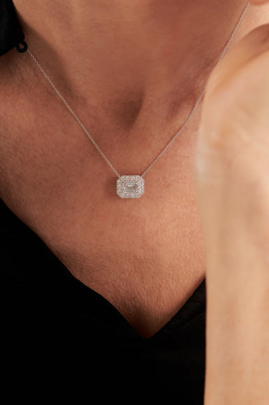 Amelia Baguette Pendant