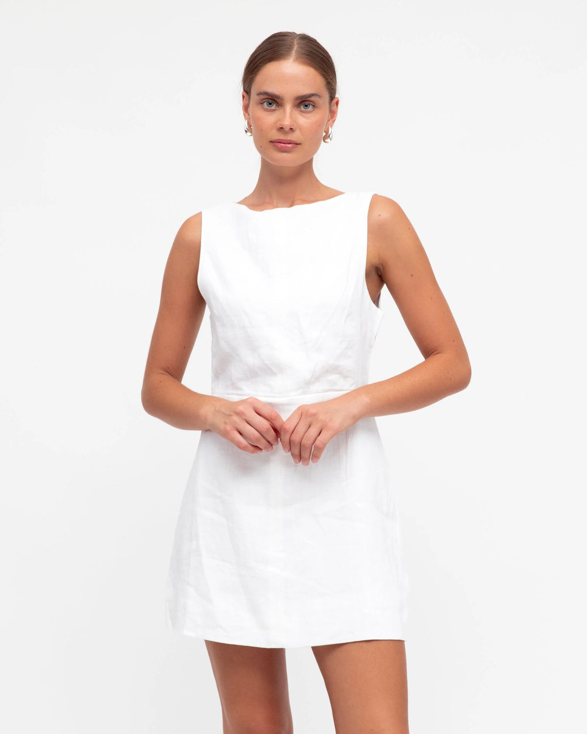 Linen Mini Dress