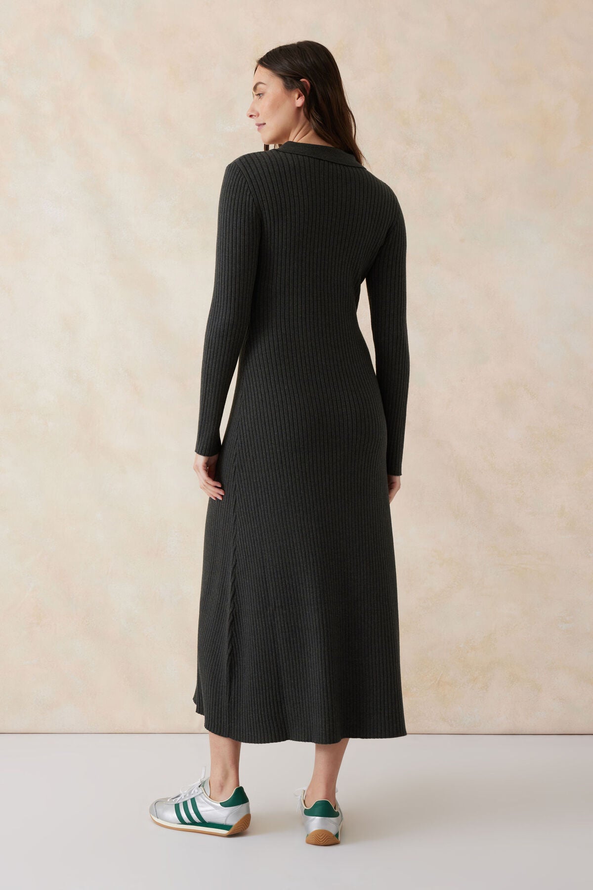 Collared Knit Dress