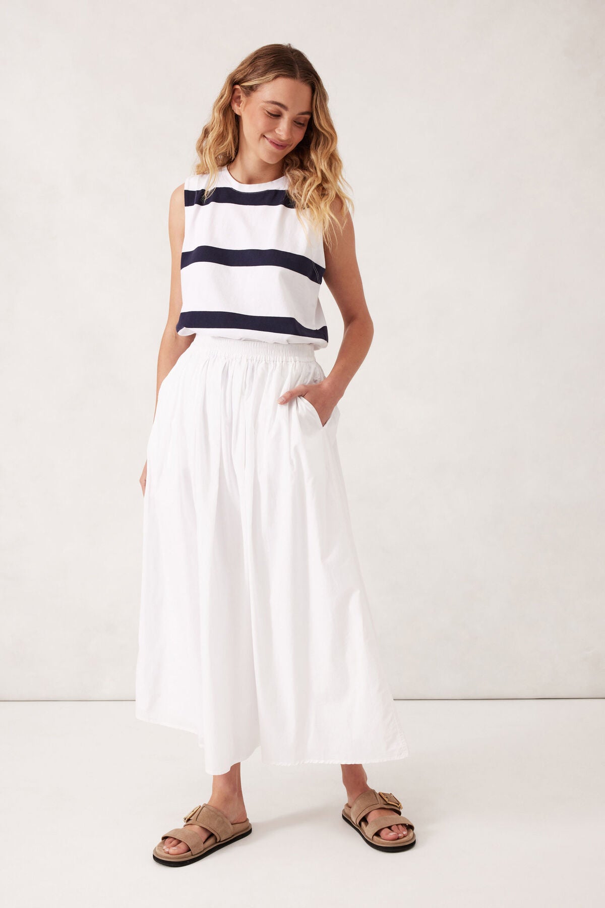 Florence Maxi Skirt - White