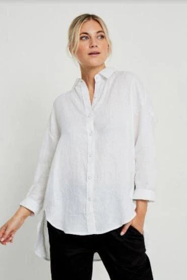 Linen Boyfriend Shirt