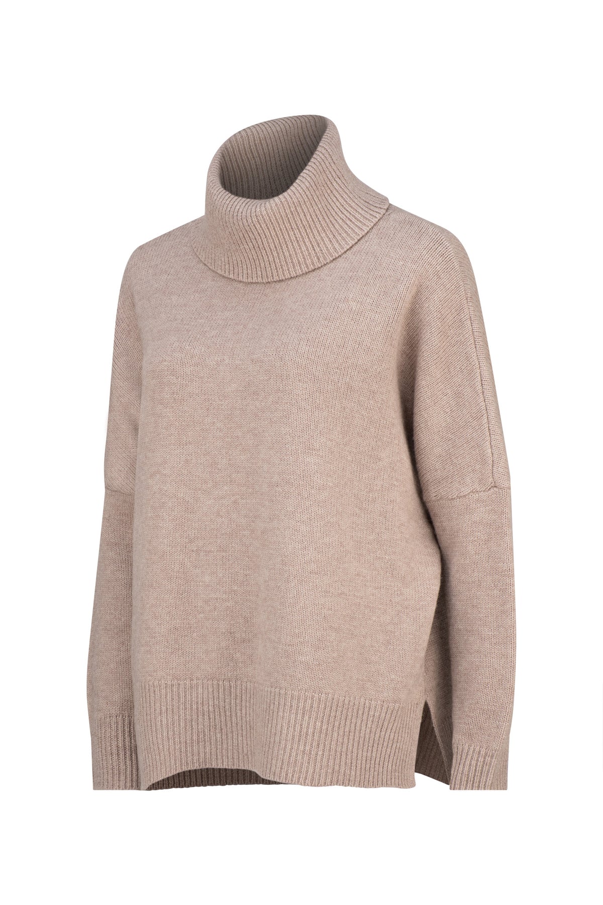 Merino Oat Andie Roll Neck