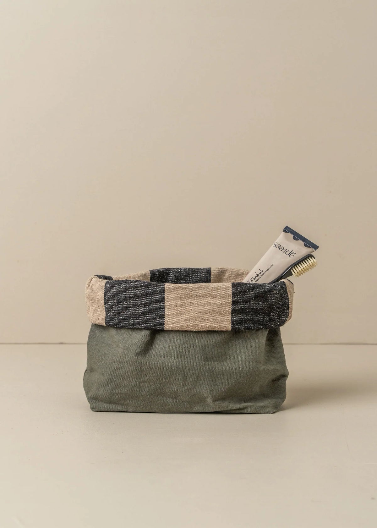 Journey Make Up Canvas Bag - Olive