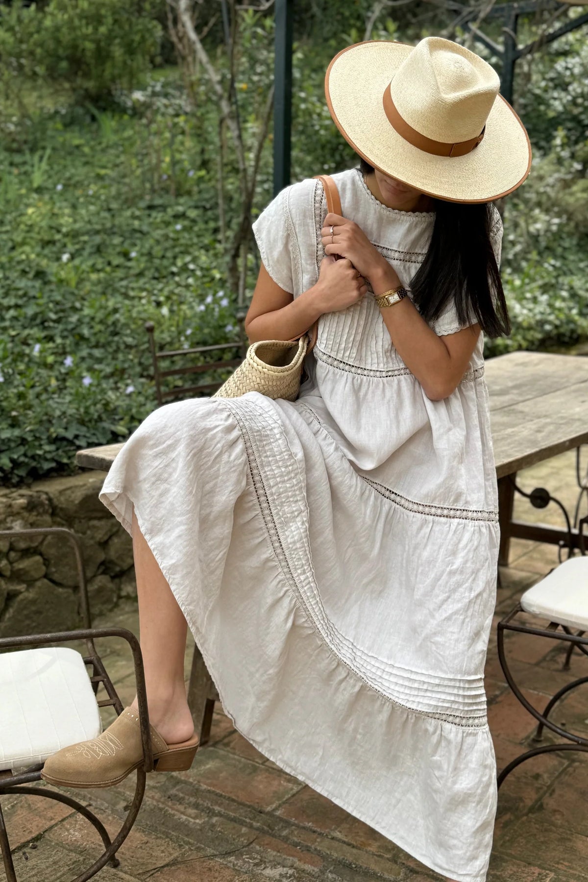 Lilia Linen Dress