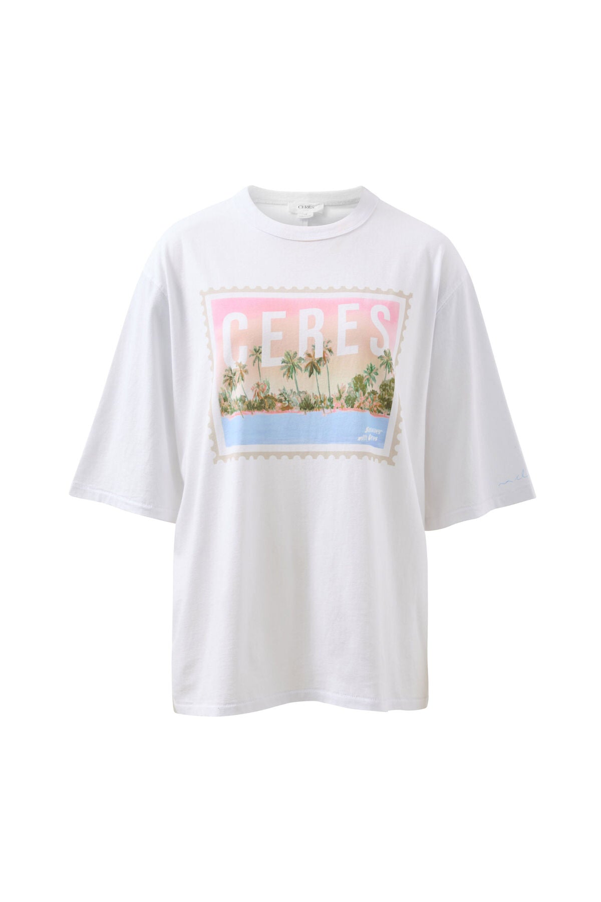 Oversized Tee - Ceres Holiday Stamp