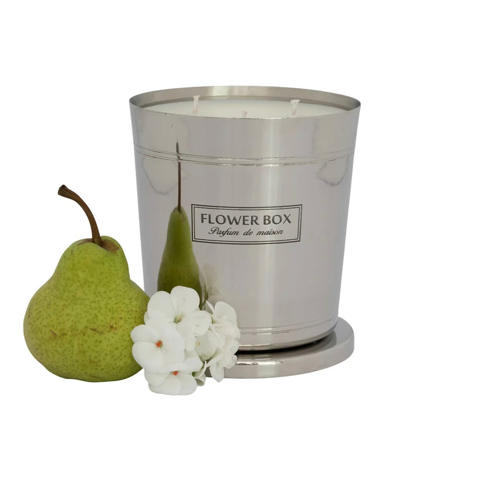 Hallmark Candle - Flowers and Pear