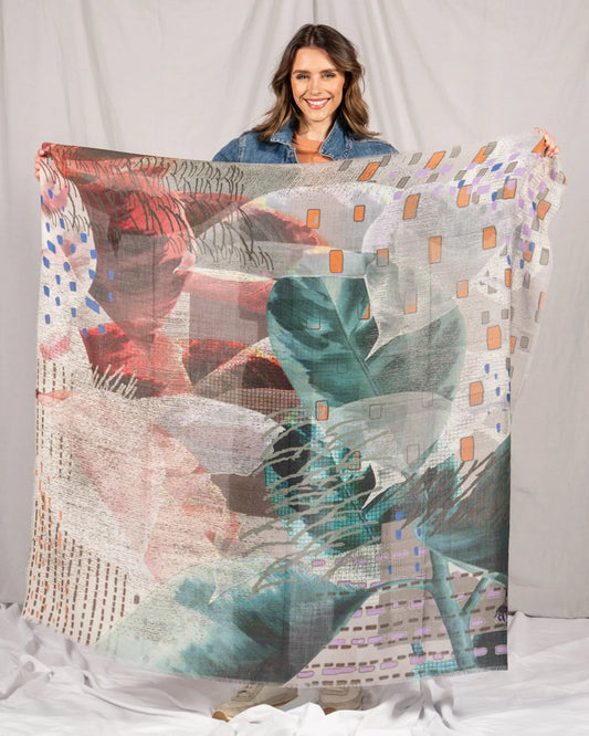 Pleach Wool Scarf