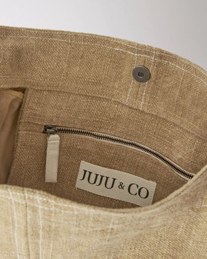 Juju and co jute 2025 slouch bag